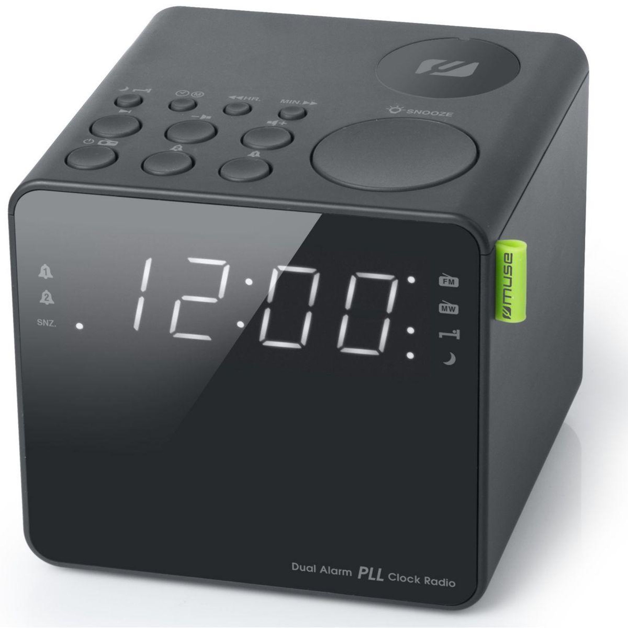 Muse Radio réveil m-187 cr noir