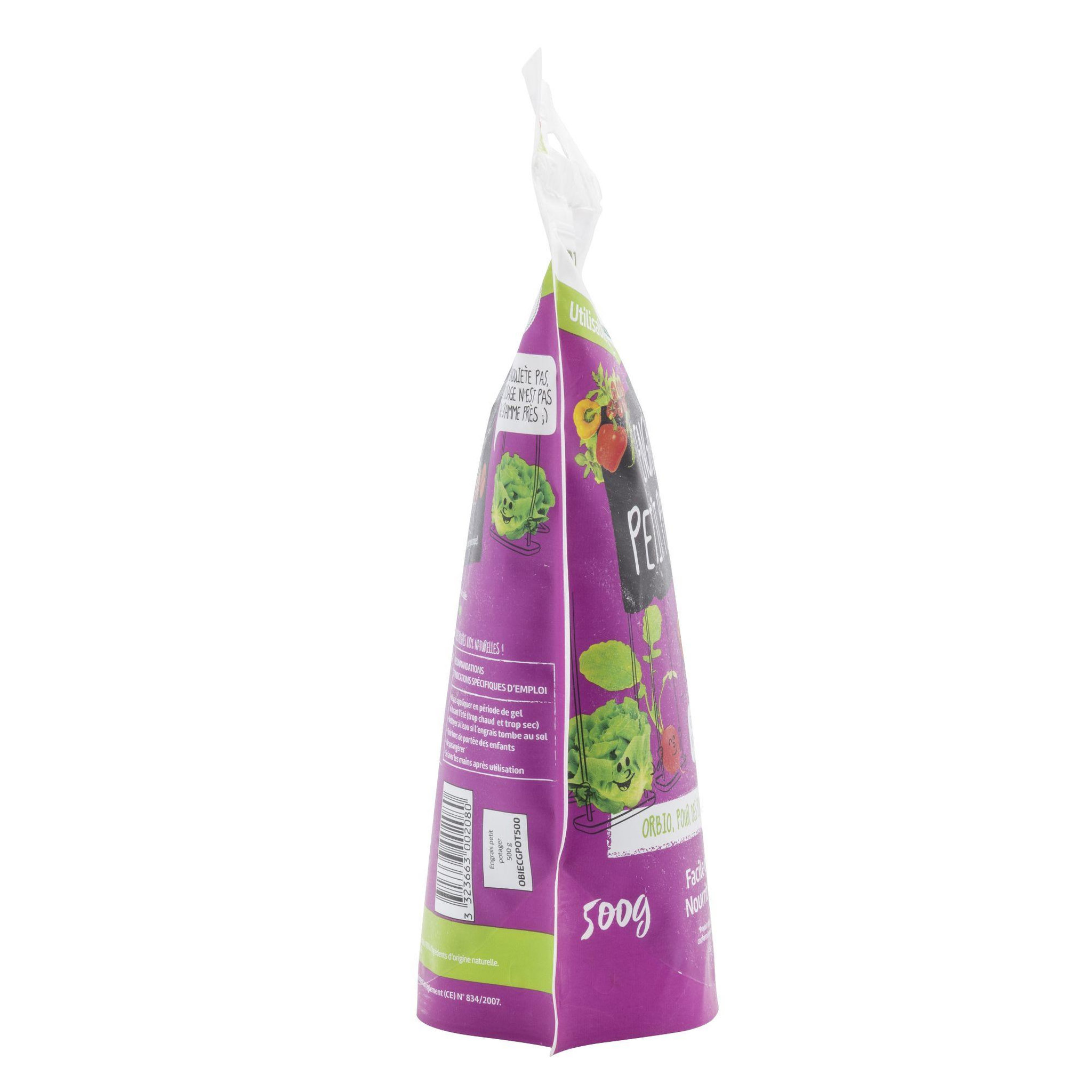 Voir la diapositive 2 : ORBIO Engrais petit potager 500g orbio