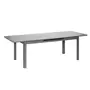 Jardiline Table de jardin Milos extensible en aluminium pour 10/12 personnes