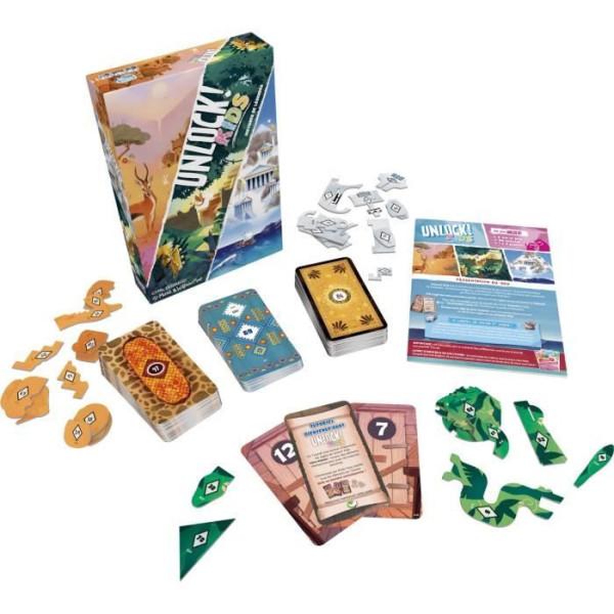 Voir la diapositive 2 : Asmodee Jeu d escape game Asmodee Unlock Kids Histoires de Légendes