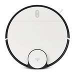 Medion MEDION X40 SW - Robot Aspirateur Laveur - 8000 Pa - 400 ml - Navigation Laser et Fonction Balayage