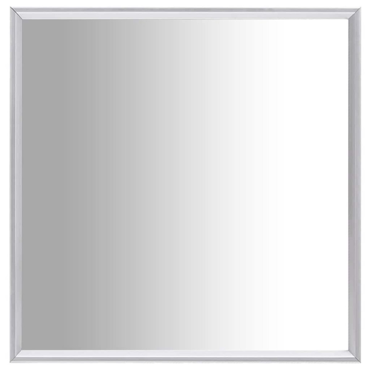 VIDAXL Miroir Argente 40x40 cm