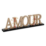 ATMOSPHERA Mot Déco à Poser  Amour  50cm Naturel
