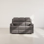 Voir la diapositive 2 : BEST MOBILIER Armand - canapé 3 places relax électrique en velours côtelé
