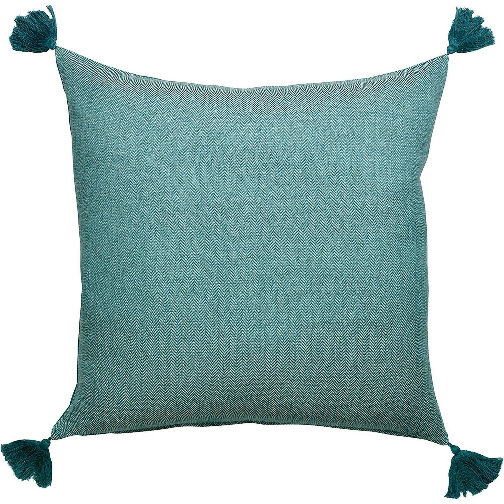 Les Ateliers du Linge Maxi coussin dehoussable 100% coton 1kg zena. Coloris disponibles : Orange, Jaune, Gris, Vert