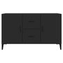 Voir la diapositive 5 : VIDAXL Buffet noir 100x36x60 cm bois d'ingenierie