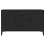 Voir la diapositive 5 : VIDAXL Buffet noir 100x36x60 cm bois d'ingenierie
