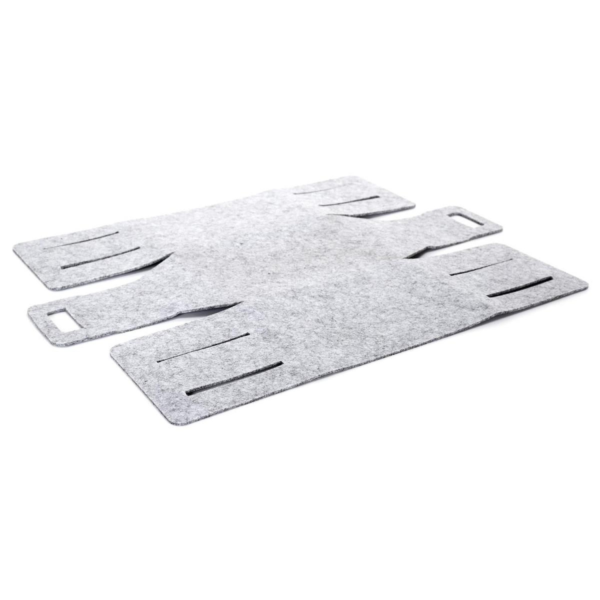 Voir la diapositive 4 : The Home Deco Factory Panier de rangement  feutre pliable  20cm gris