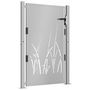 Voir la diapositive 3 : VIDAXL Portail de jardin 105x155 cm acier corten conception d'herbe