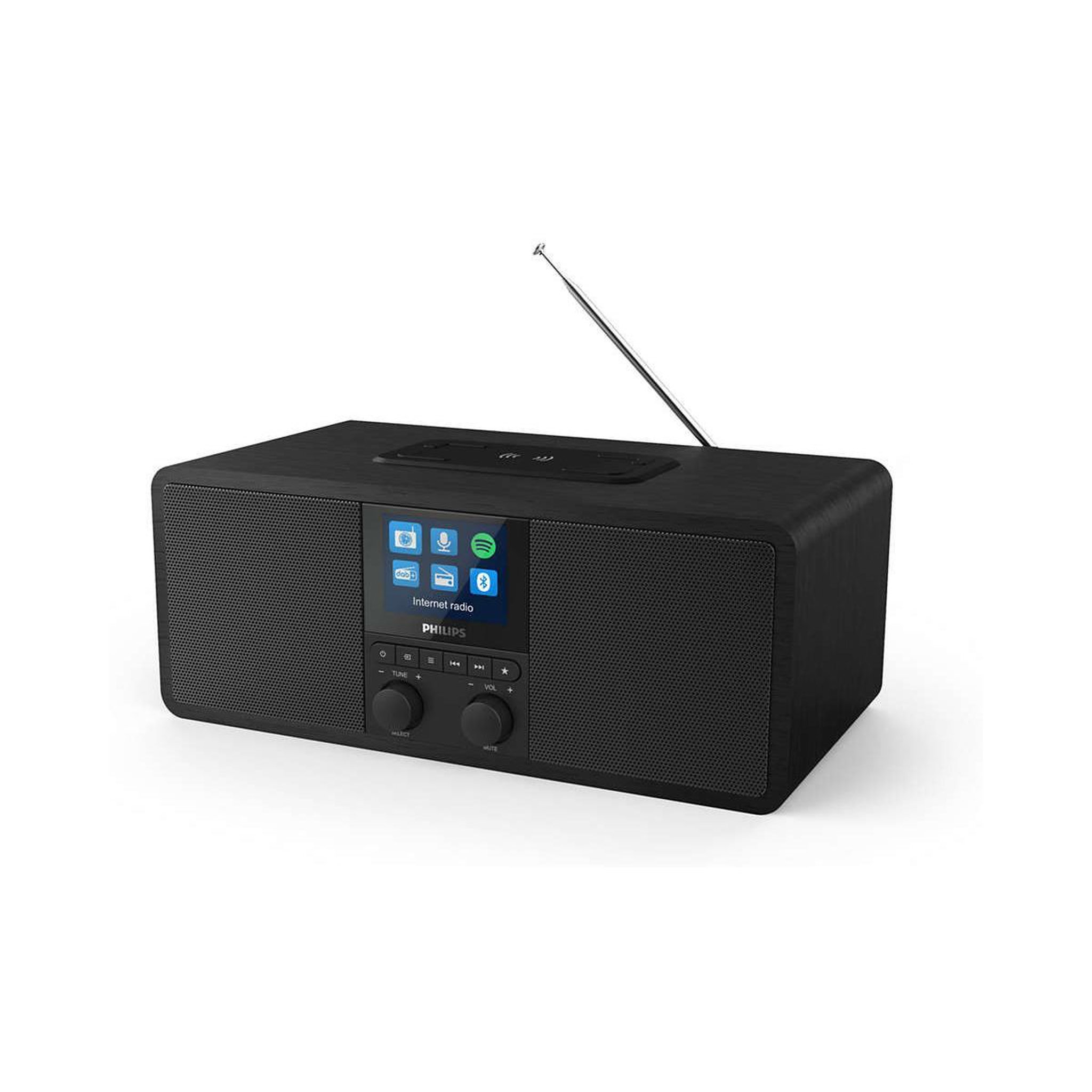 Voir la diapositive 3 : Philips Radio-réveil double alarme noir - TAR8805