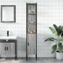 Voir la diapositive 3 : VIDAXL Armoire de salle de bain sonoma gris bois d'ingenierie