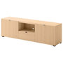 Voir la diapositive 1 : BEST MOBILIER Judy - meuble tv 179 cm - 2 portes, 1 tiroir et 1 niche