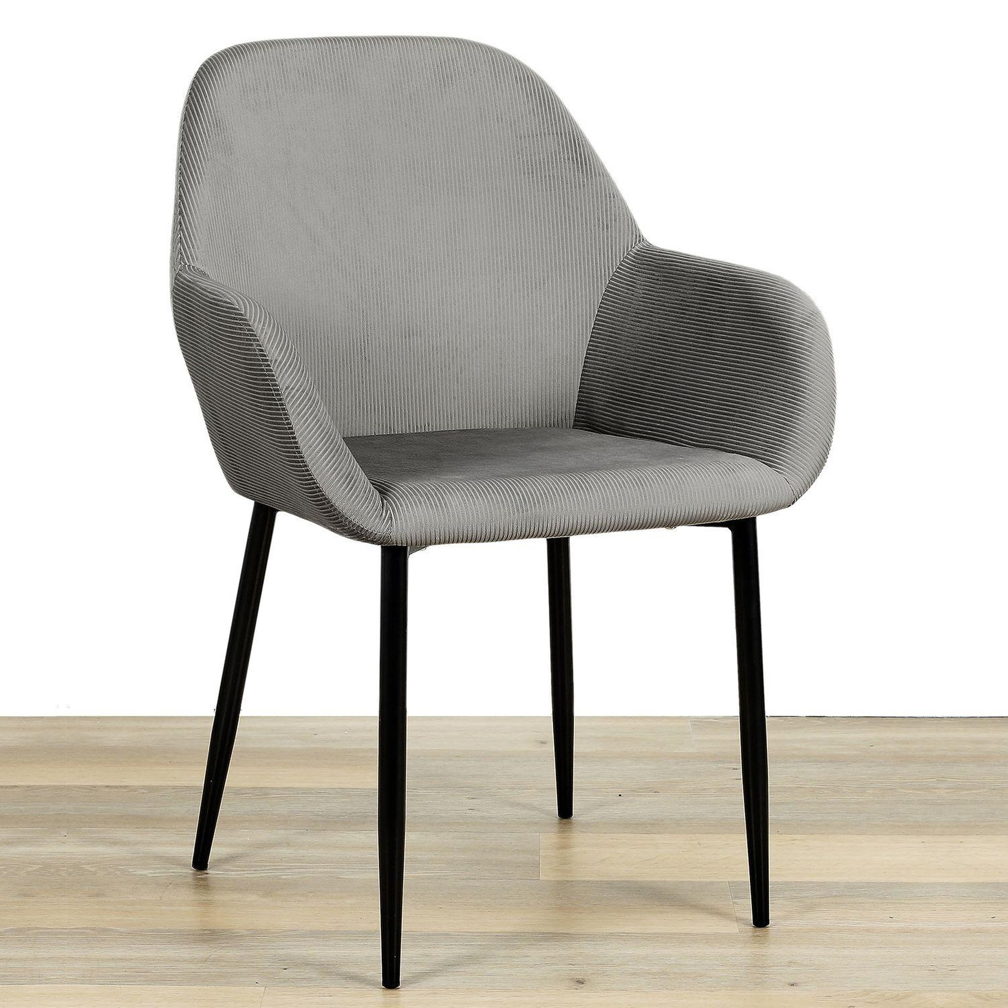 Voir la diapositive 5 : TOILINUX 2 fauteuils de table design velours giulia