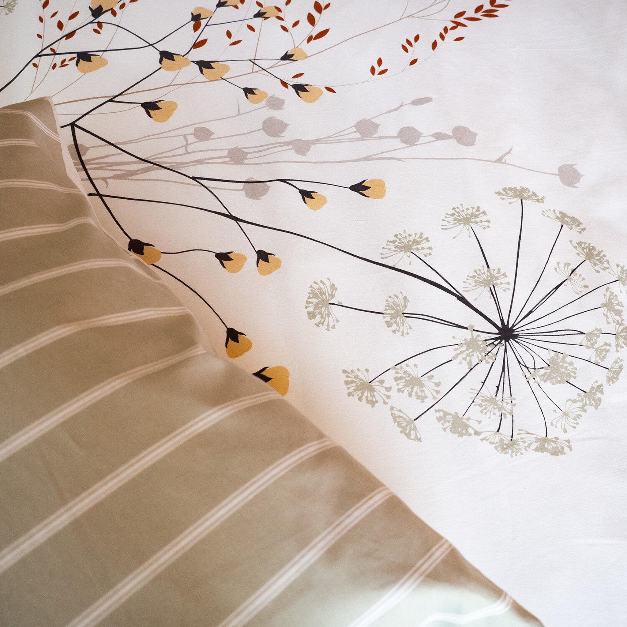 Voir la diapositive 4 : Home collection Parure de couette 3pcs 240x220cm better coton soliflore