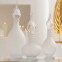 Voir la diapositive 4 : Paris Prix Vase Bouchon Fiole en Verre  Jo  38cm Transparent