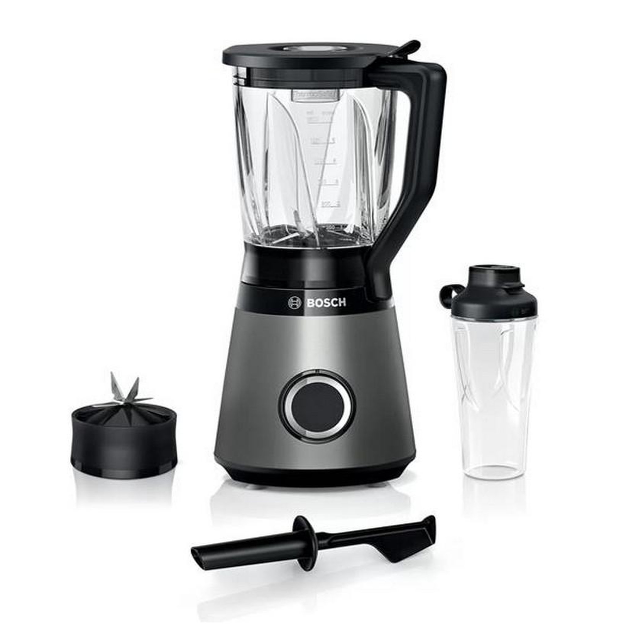 BOSCH Blender 1.5l 1200w noir/inox brossé - mmb6174s