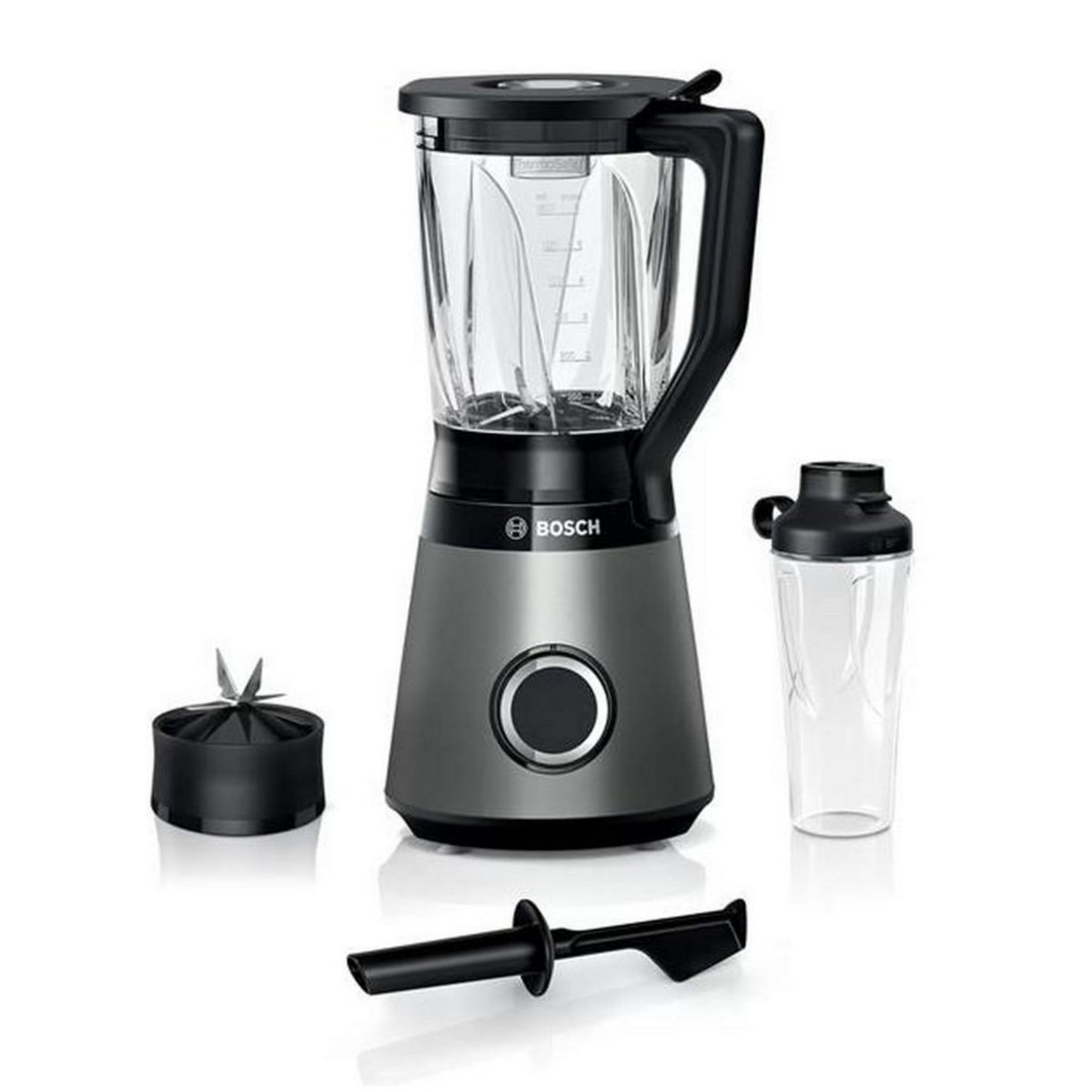 BOSCH Blender 1.5l 1200w noir/inox brossé - mmb6174s