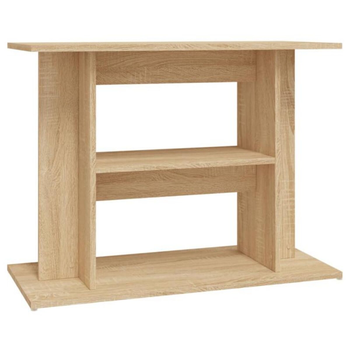 VIDAXL Support pour aquarium chêne sonoma 80x35x60cm bois d ingénierie
