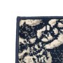 VIDAXL Tapis moderne Design de cachemire 80 x 150 cm Beige / Bleu