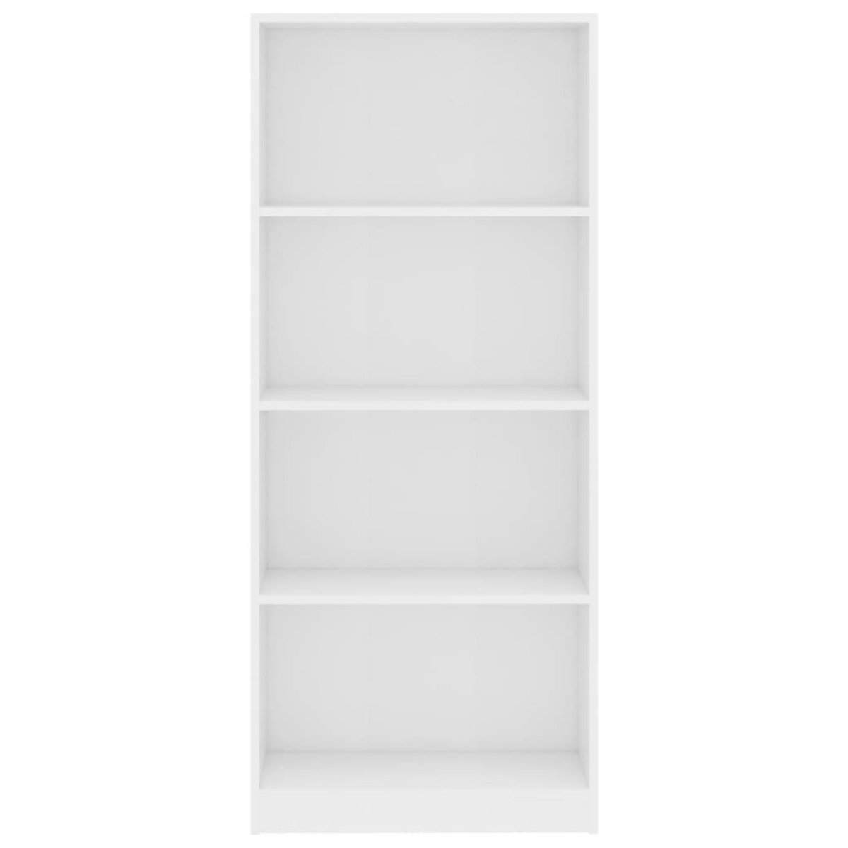 VIDAXL Bibliotheque a 4 niveaux Blanc 60x24x142 cm Bois d'ingenierie