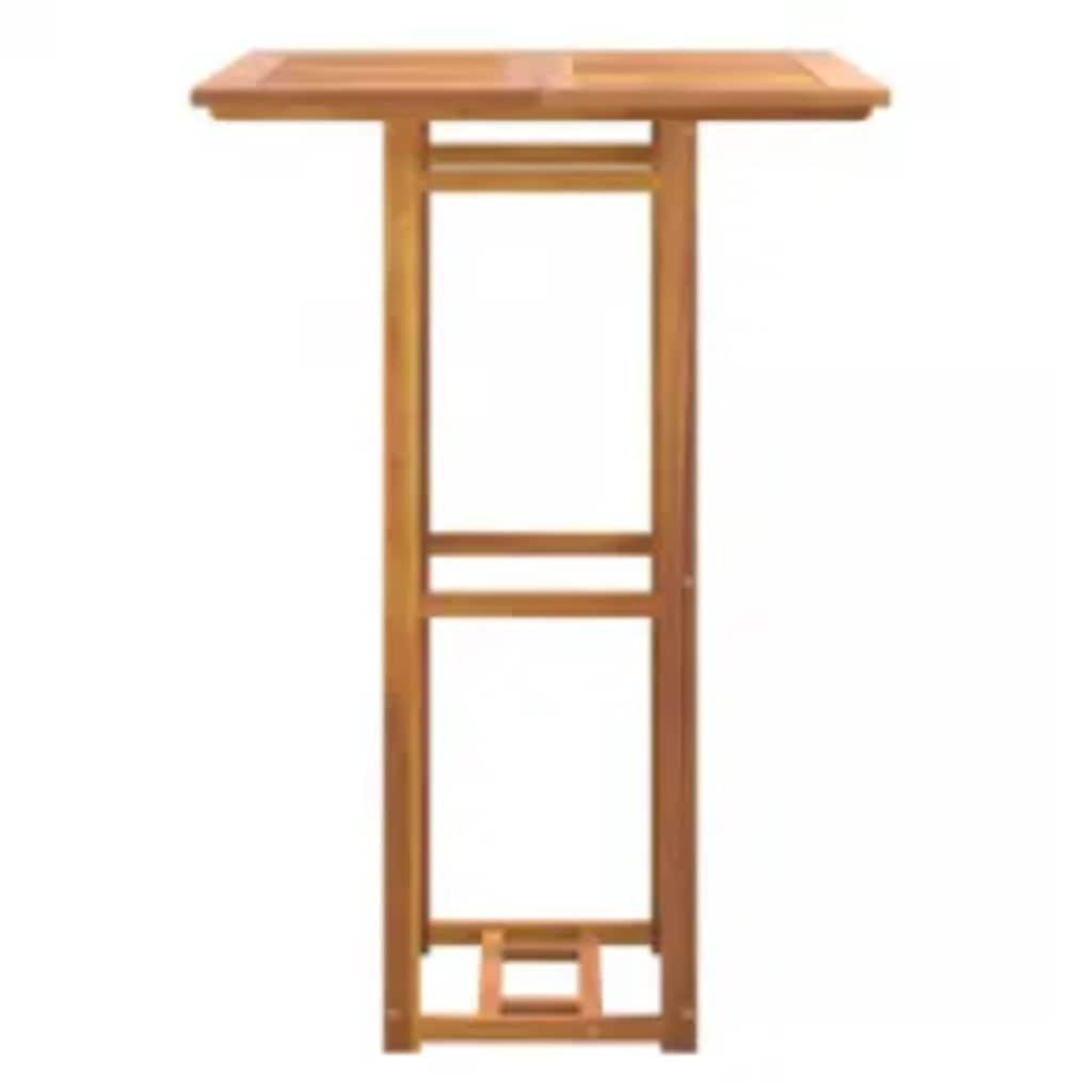 Voir la diapositive 4 : VIDAXL Table de bistro 75x75x110 cm bois d'acacia massif