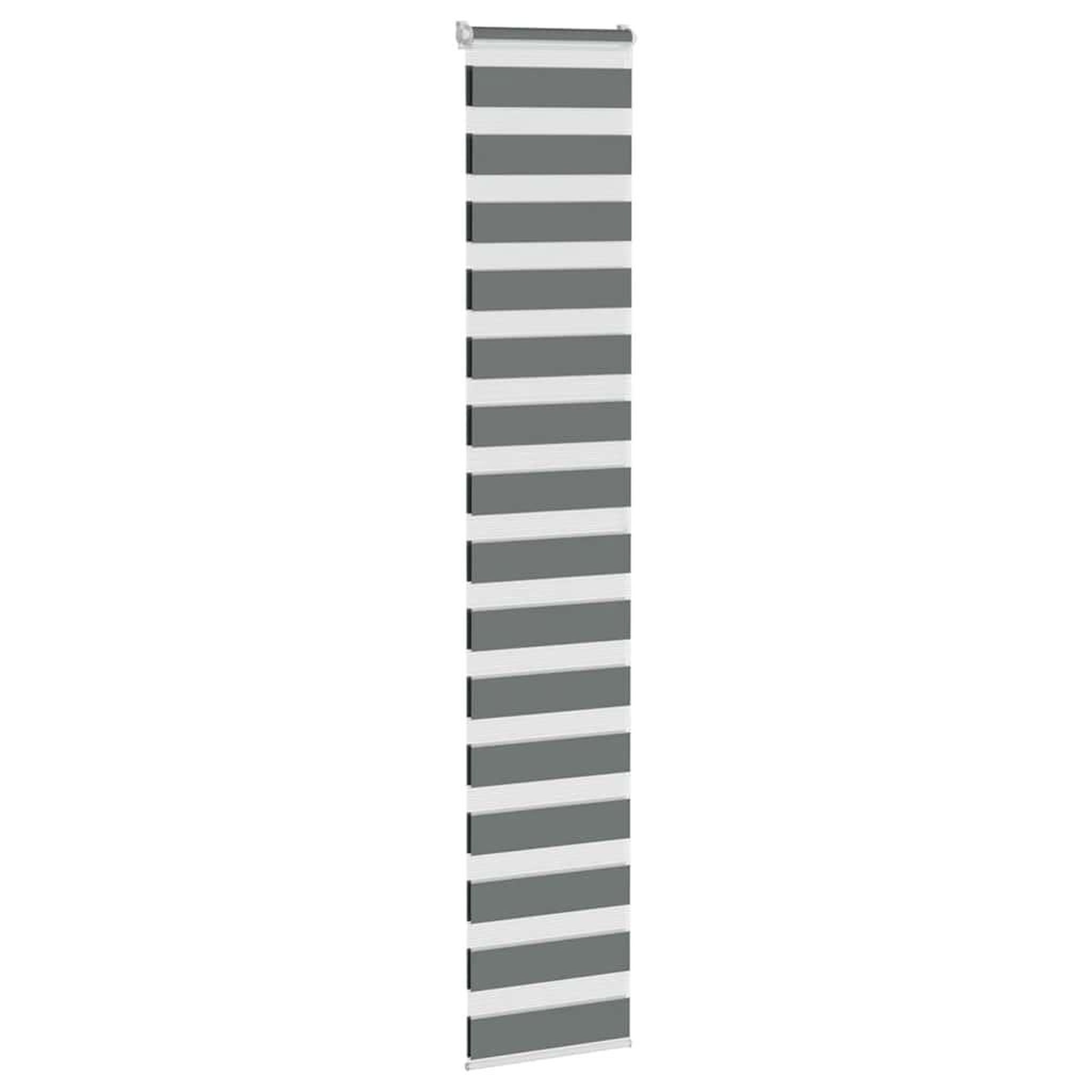 Voir la diapositive 3 : VIDAXL Store zebre gris fonce largeur du tissu 40,9 cm polyester