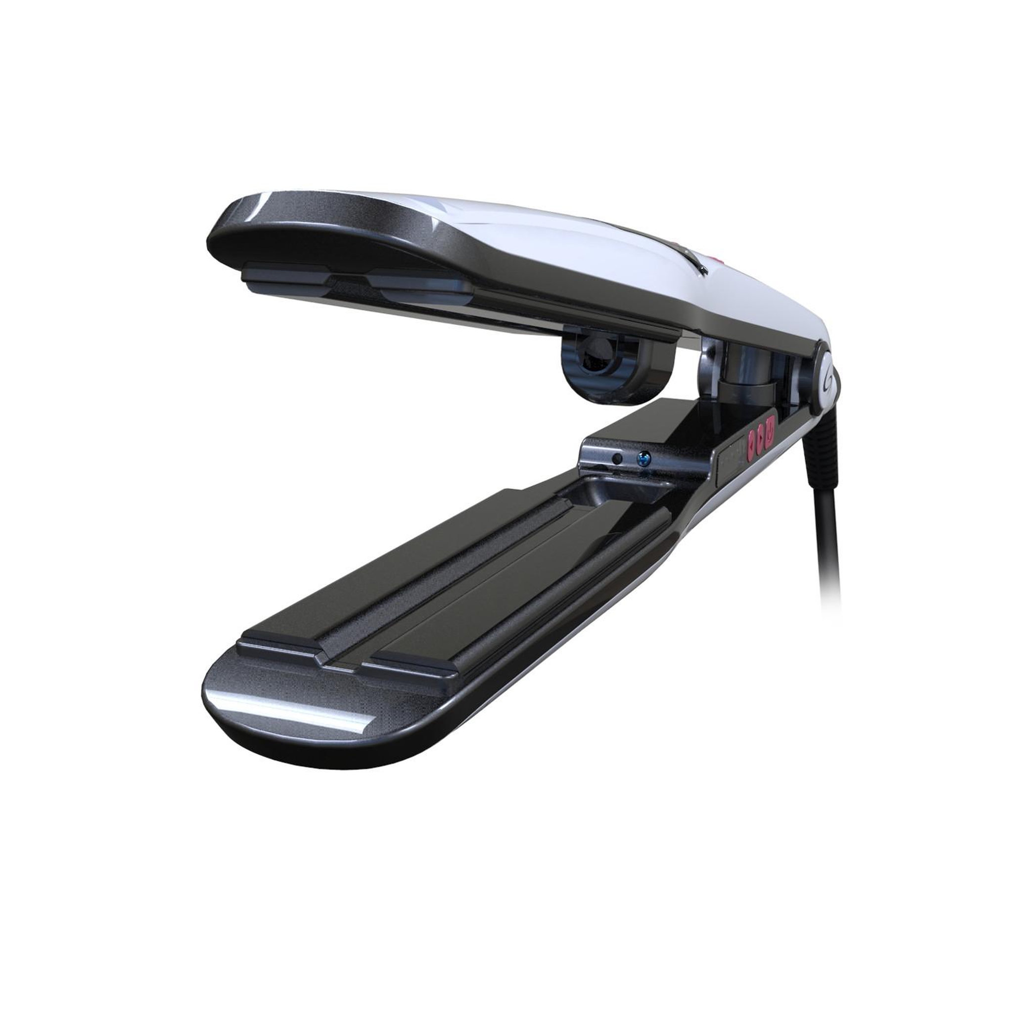 Voir la diapositive 3 : Gama Ga.ma gi0502 brosse soufflante et fer à lisser à chaleur blanc 2,5 m