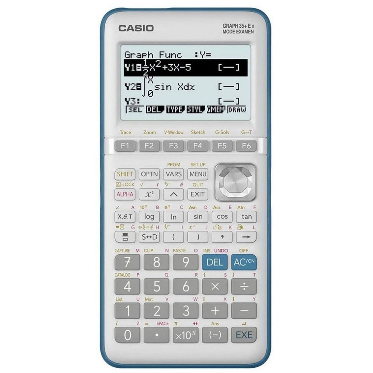 CASIO Calculatrice graphique Graph 35+E II Mode Examen Python & Programmable