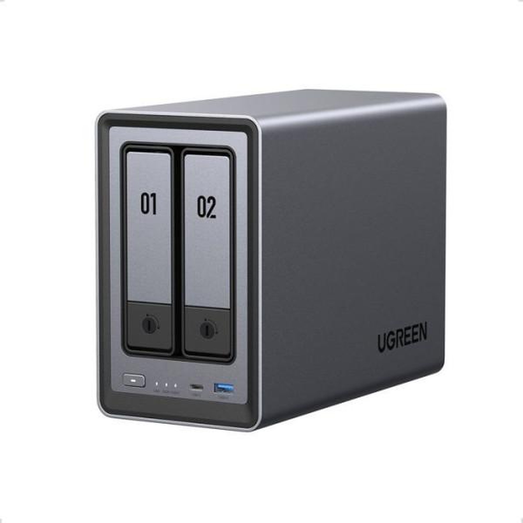UGREEN Serveur nas - ugreen - dxp2800 - 2 baies - 8 go