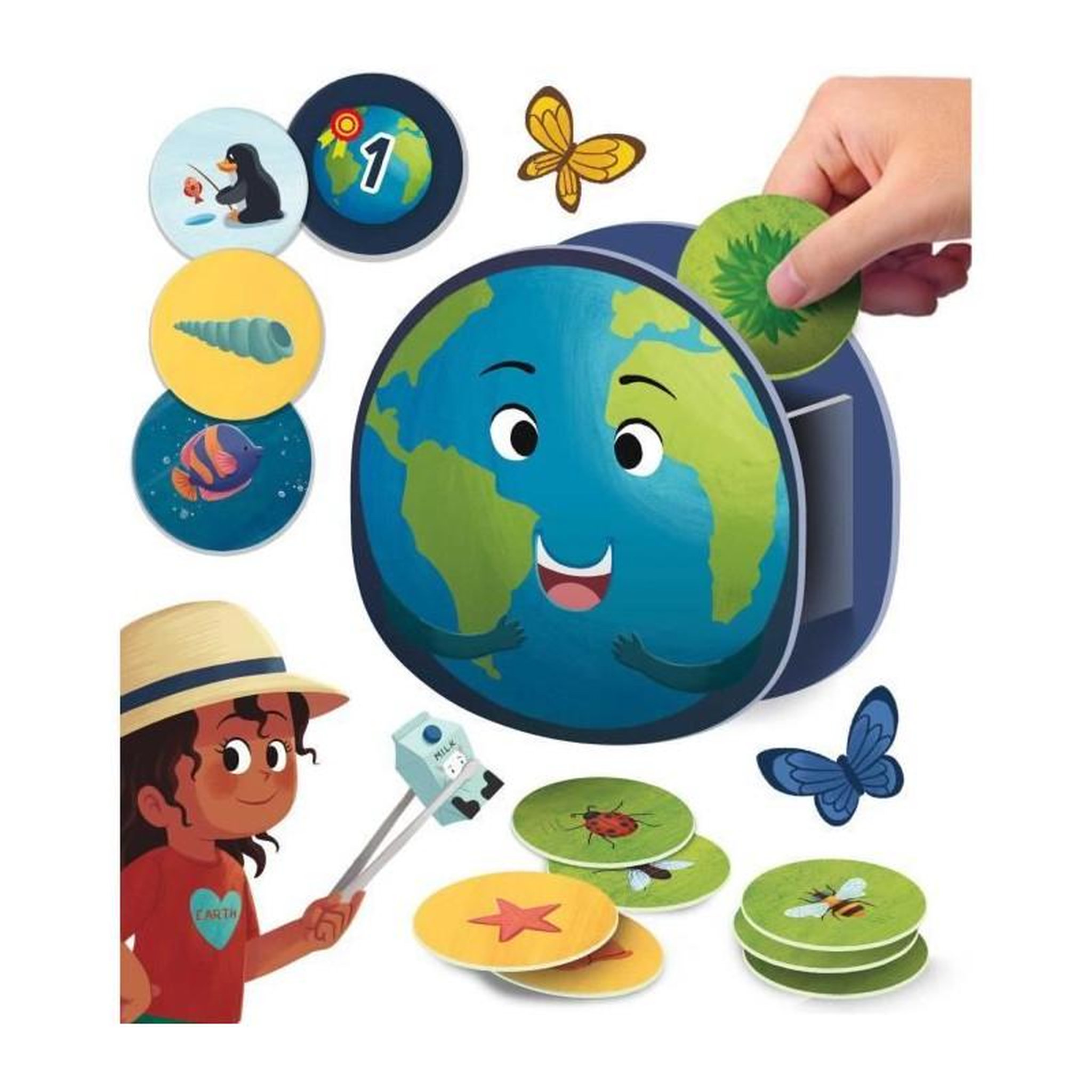 Voir la diapositive 3 : LISCIANI GIOCHI Ensemble pour la planete - Jeu de Plateau - LIFE SKILLS - Plateau illustré
