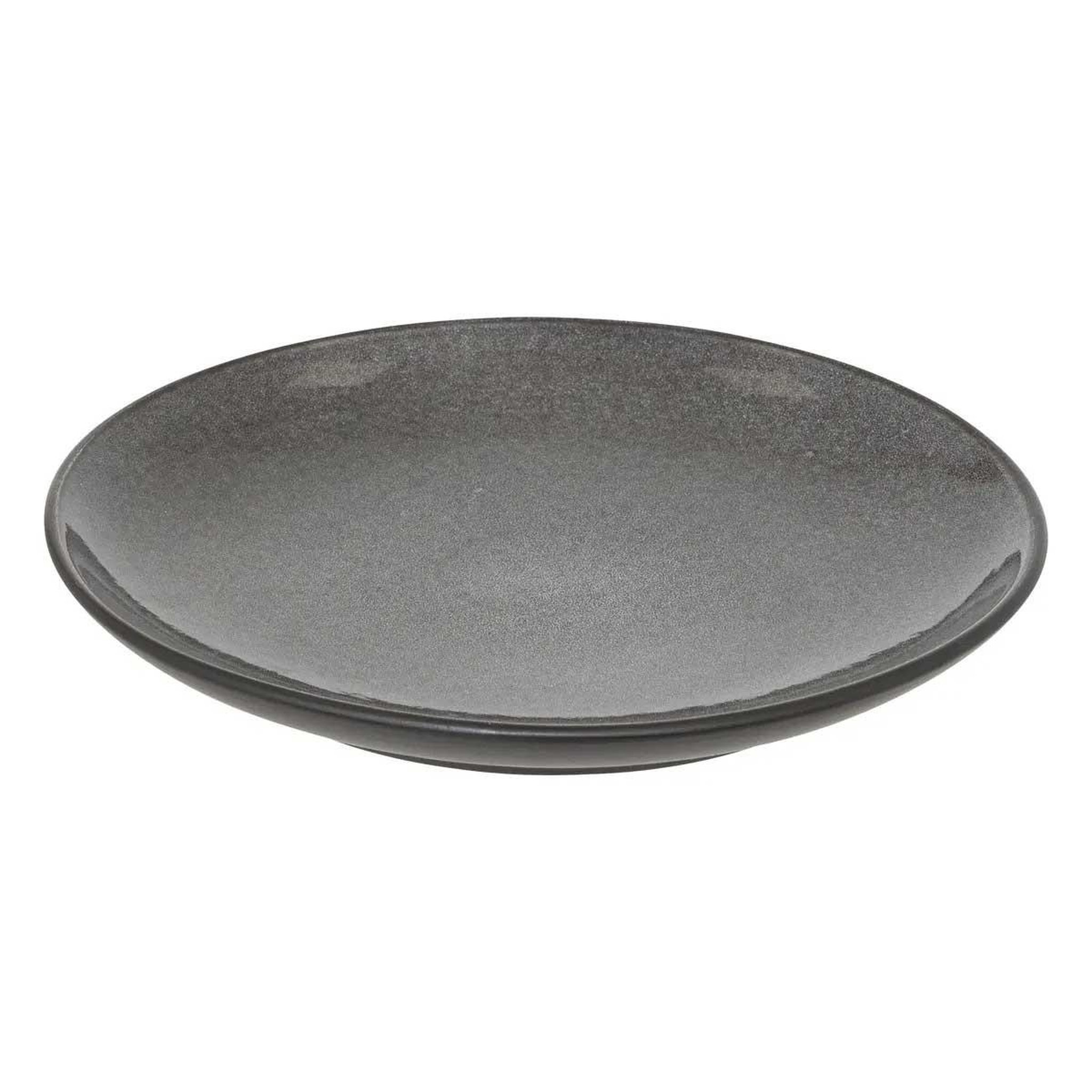 Voir la diapositive 2 : SECRET DE GOURMET Lot de 6 assiettes à dessert  diane  21cm gris foncé