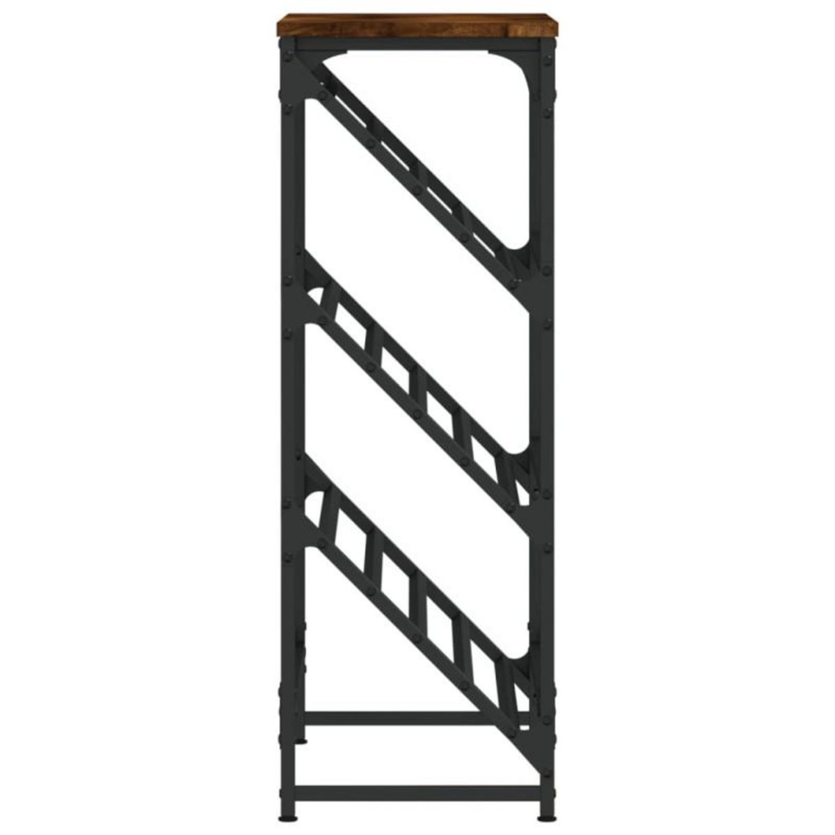 VIDAXL Étagère à chaussures chêne fumé 60x30x85 cm bois d ingénierie