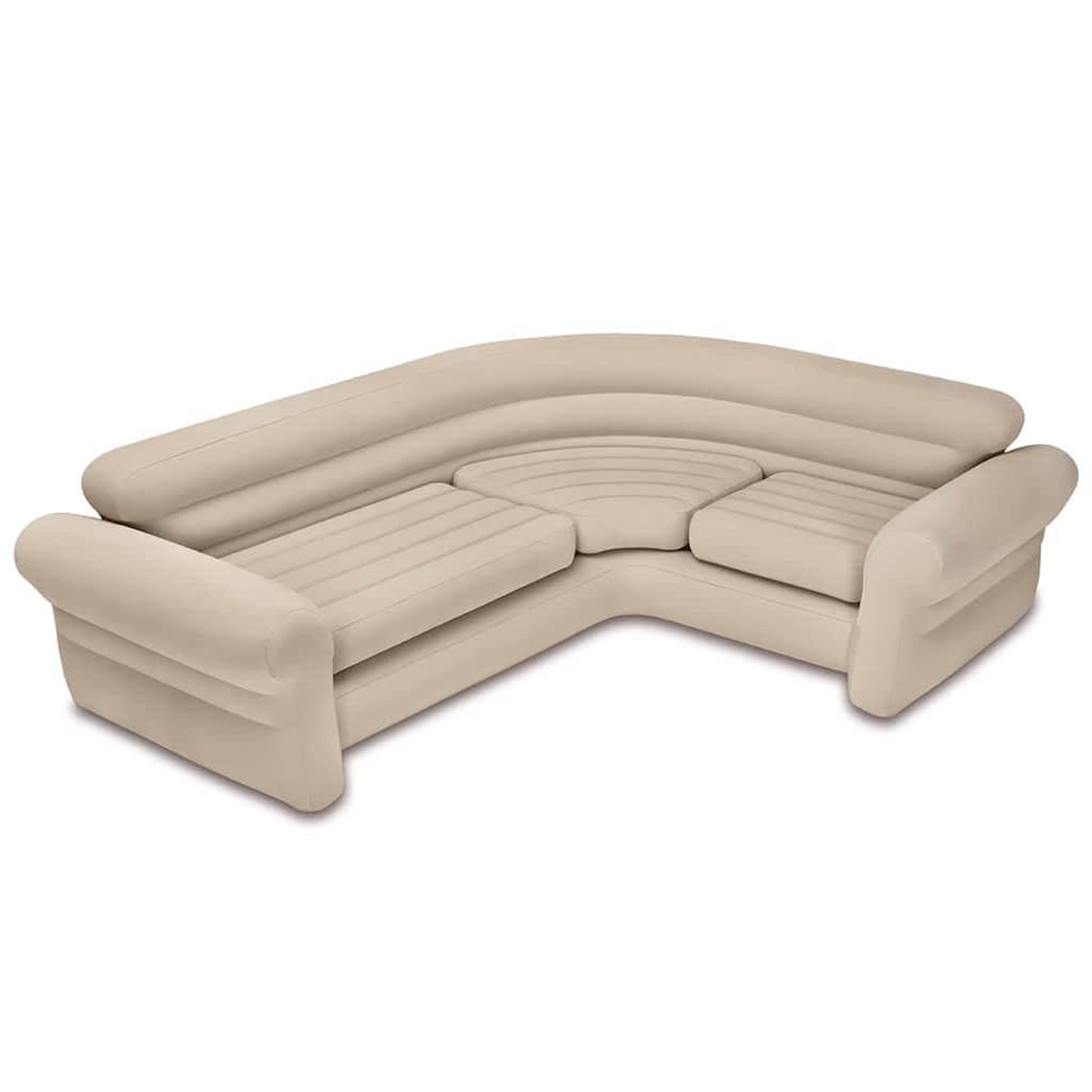 Voir la diapositive 2 : INTEX Intex Canape d'angle gonflable 257x203x76 cm 68575NP