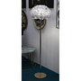 Voir la diapositive 5 : Paris Prix Lampadaire Imitation Plume  Slim  170cm Or & Gris