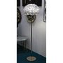 Voir la diapositive 5 : Paris Prix Lampadaire Imitation Plume  Slim  170cm Or & Gris