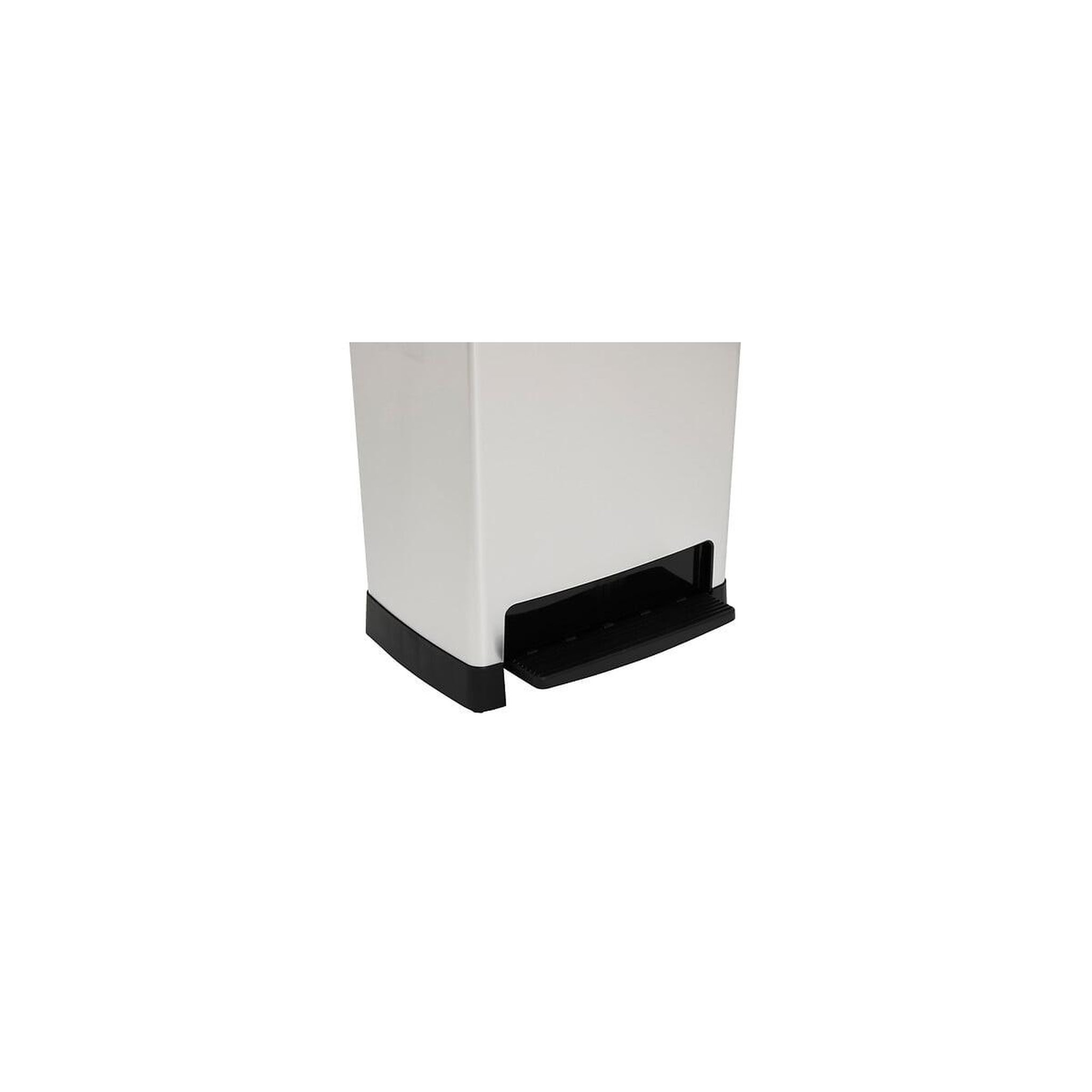 Voir la diapositive 4 : FIVE Poubelle à Pédale  Slim  50L Argent