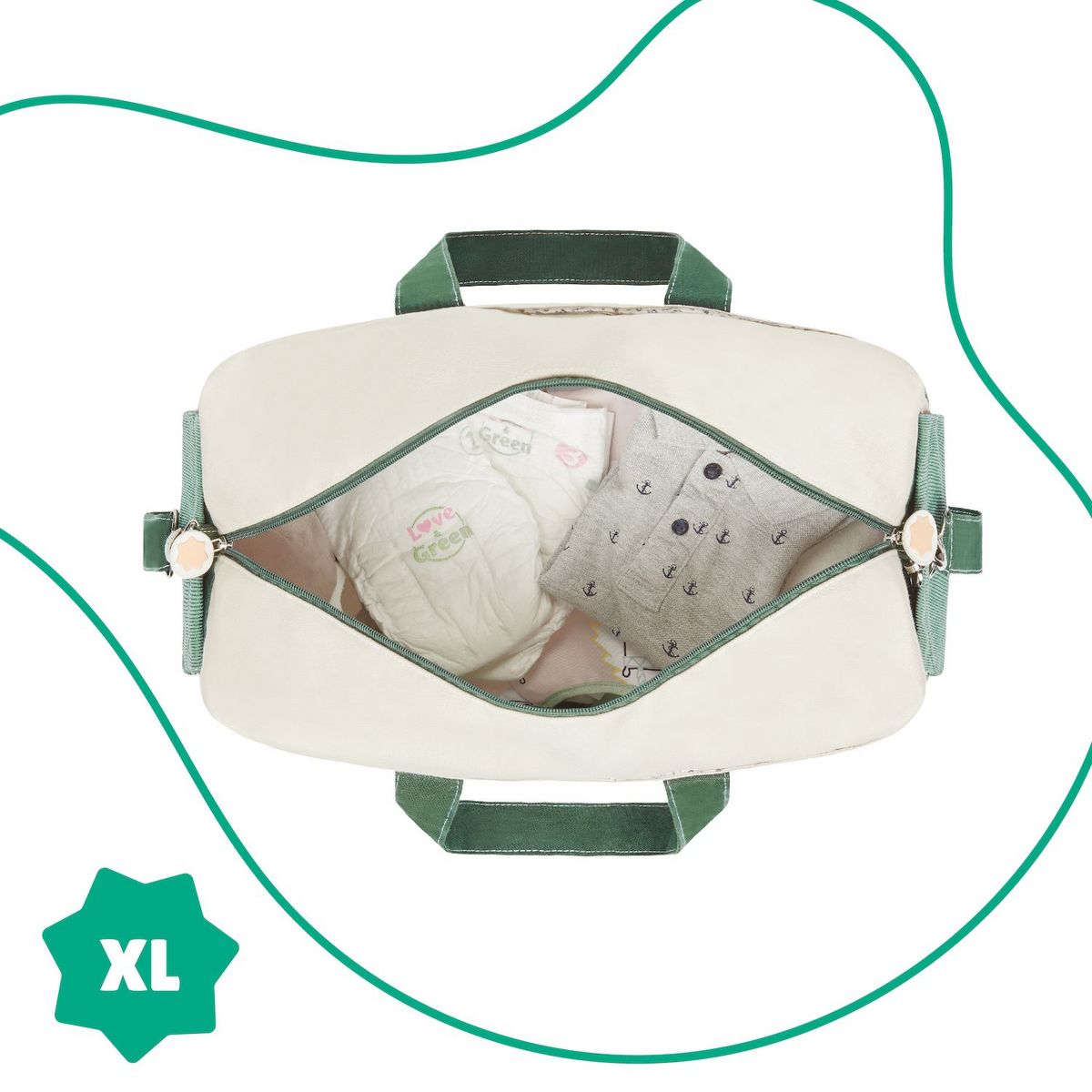 BADABULLE Sac à langer Bowling Safari