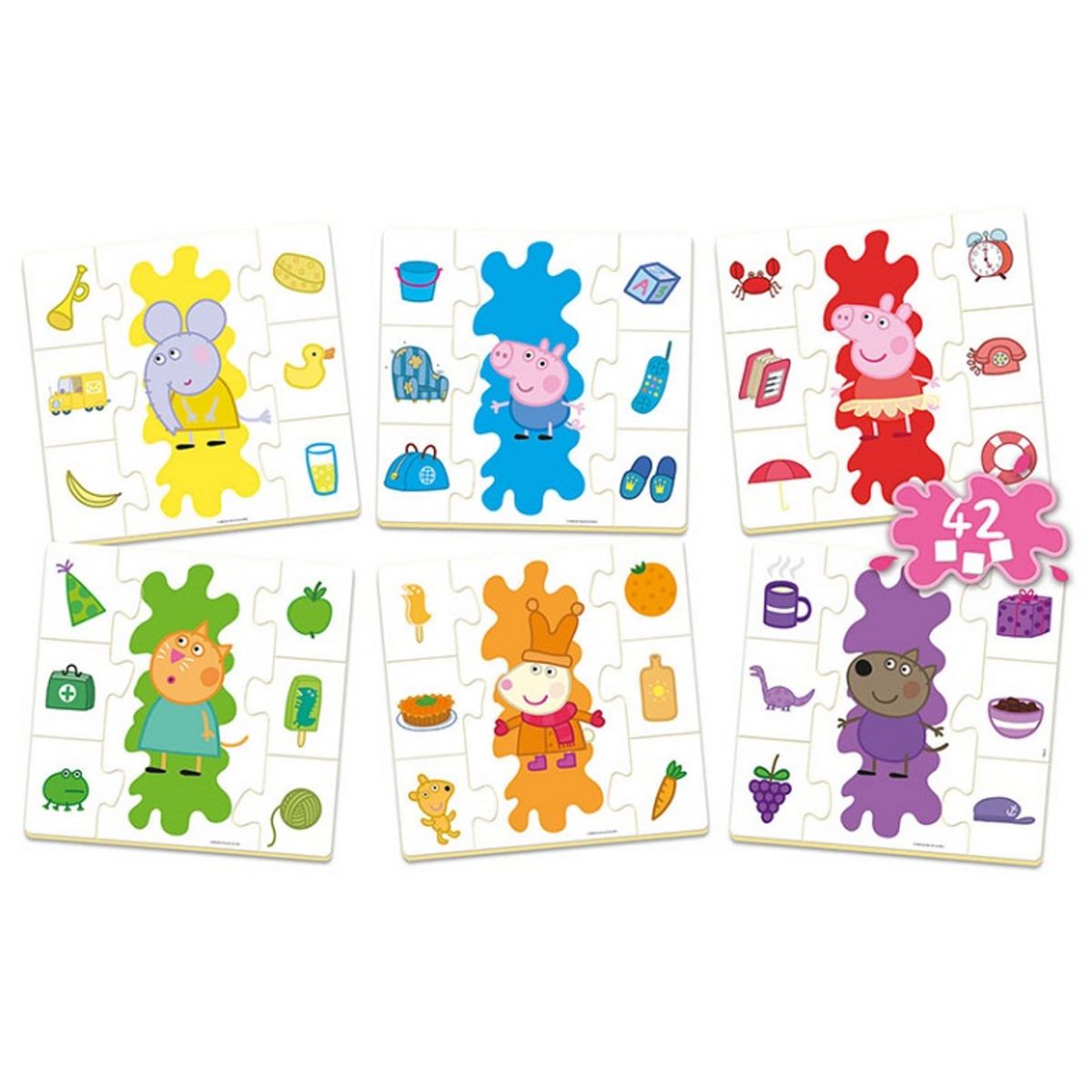 EDUCA Puzzle j'apprends les couleurs 42 pièces