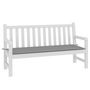 Voir la diapositive 3 : VIDAXL Coussin de banc de jardin gris 150x50x3 cm tissu oxford