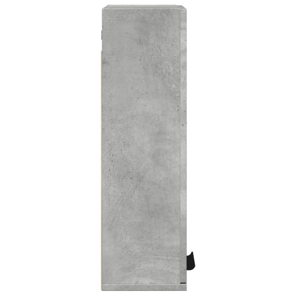 VIDAXL Armoire de salle de bain murale Gris beton 32x20x67 cm