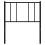 Voir la diapositive 4 : VIDAXL Tete de lit metal noir 90 cm