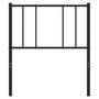 Voir la diapositive 4 : VIDAXL Tete de lit metal noir 90 cm