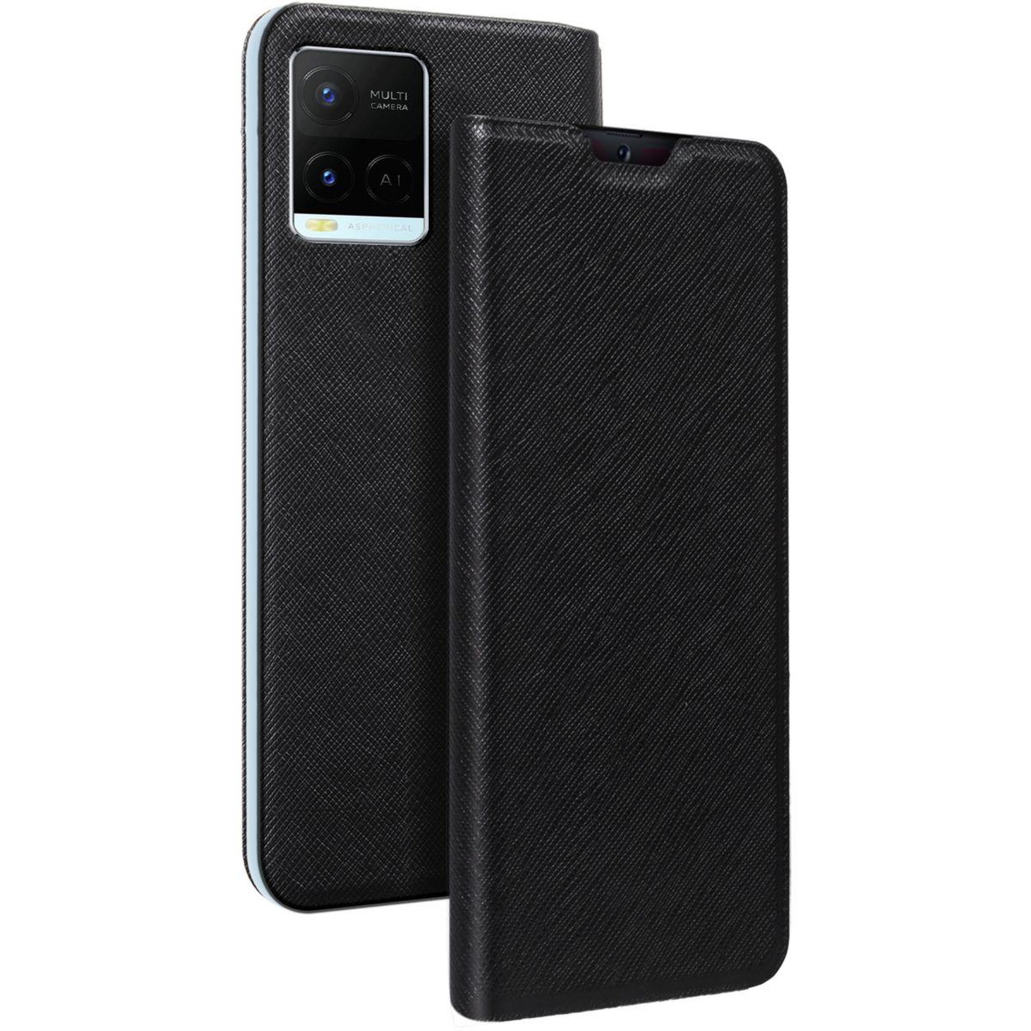 Bigben Connected Etui vivo y21/y21s/y33s stand noir
