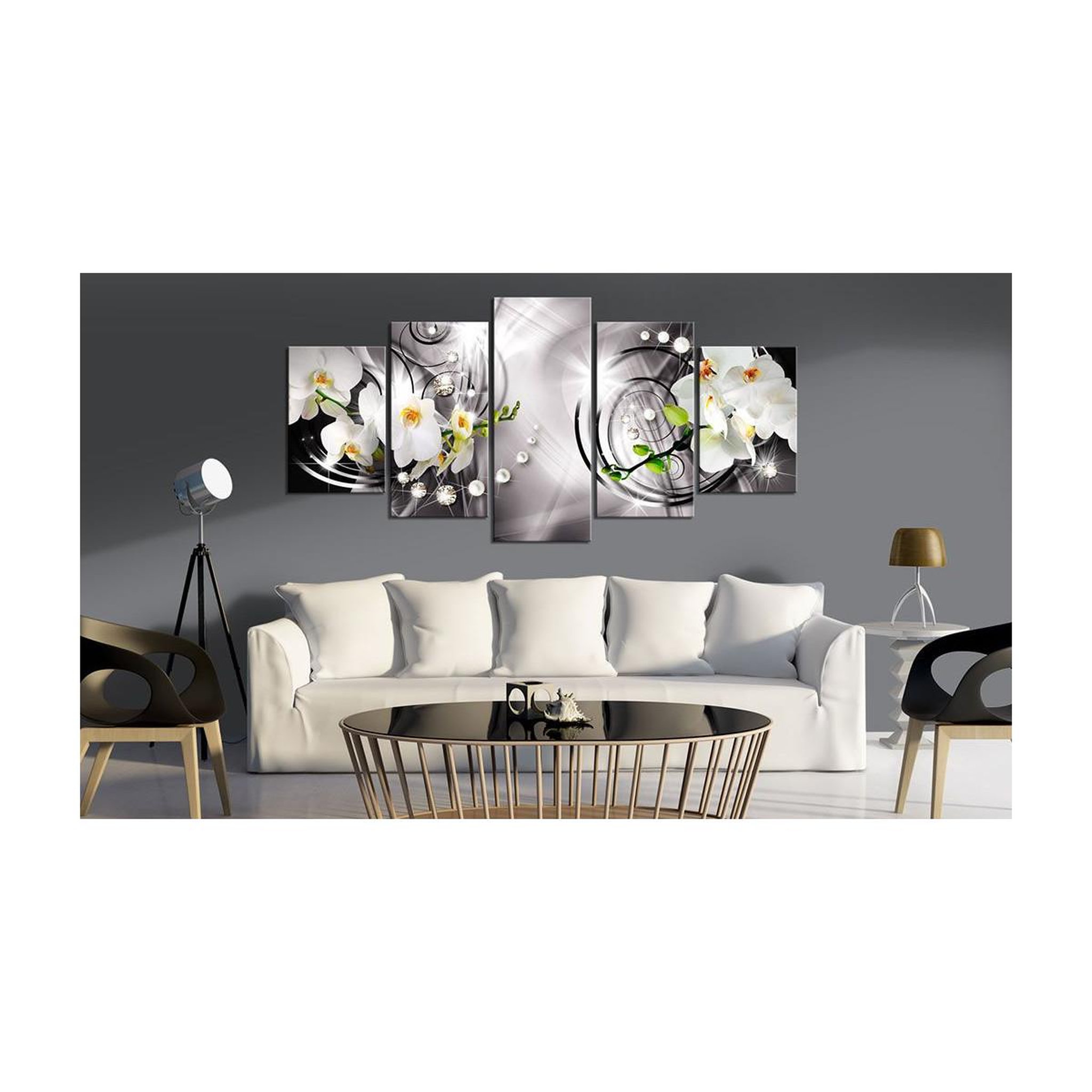 Voir la diapositive 2 : Paris Prix Tableau imprimé  perles & diamants
