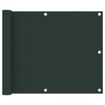 VIDAXL Ecran de balcon Vert fonce 75x300 cm Tissu Oxford