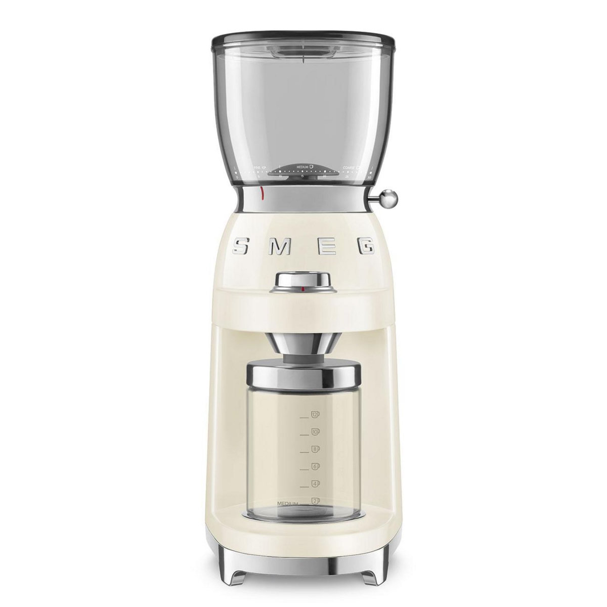SMEG Moulin à café 350g 150w crème - cgf01creu