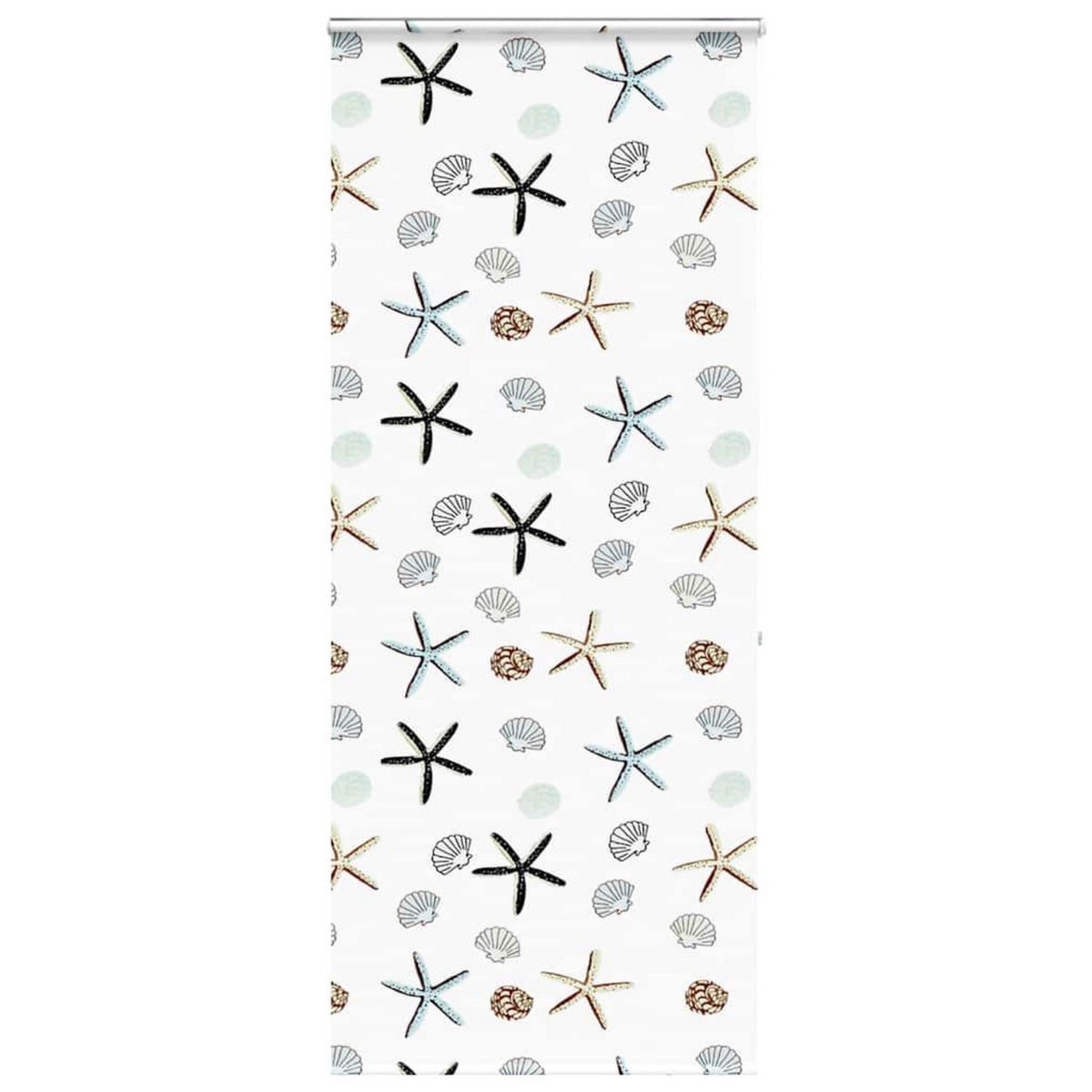 VIDAXL Store enrouleur de douche avec cassette largeur du tissu 96 cm