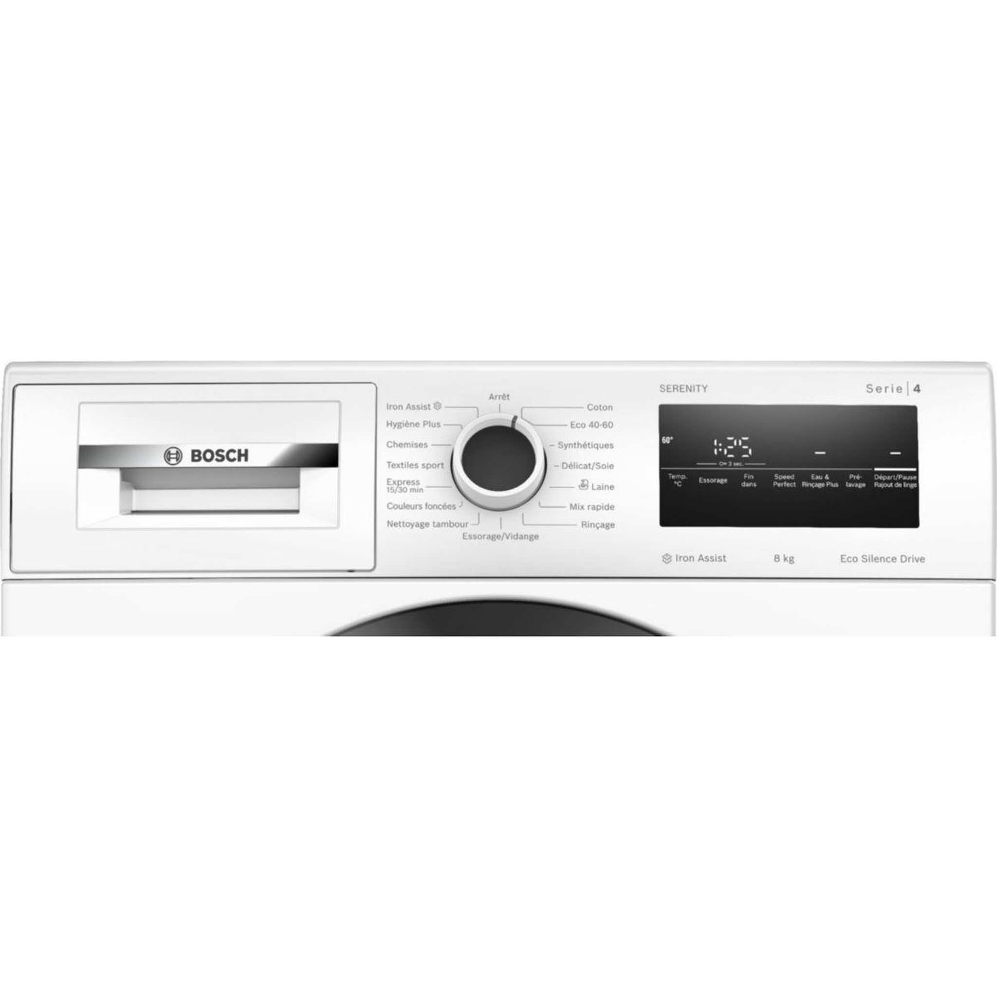 Voir la diapositive 2 : BOSCH Lave linge hublot WAN2828SFR Serenity Série 4