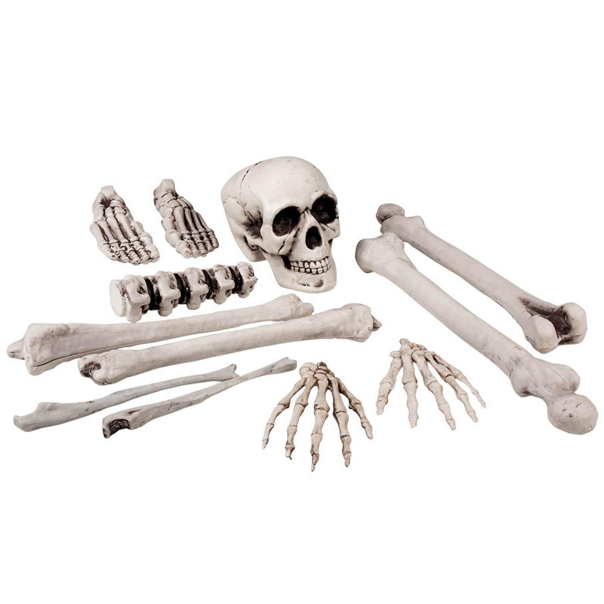 Boland Set 12 pièces Tête de mort et os
