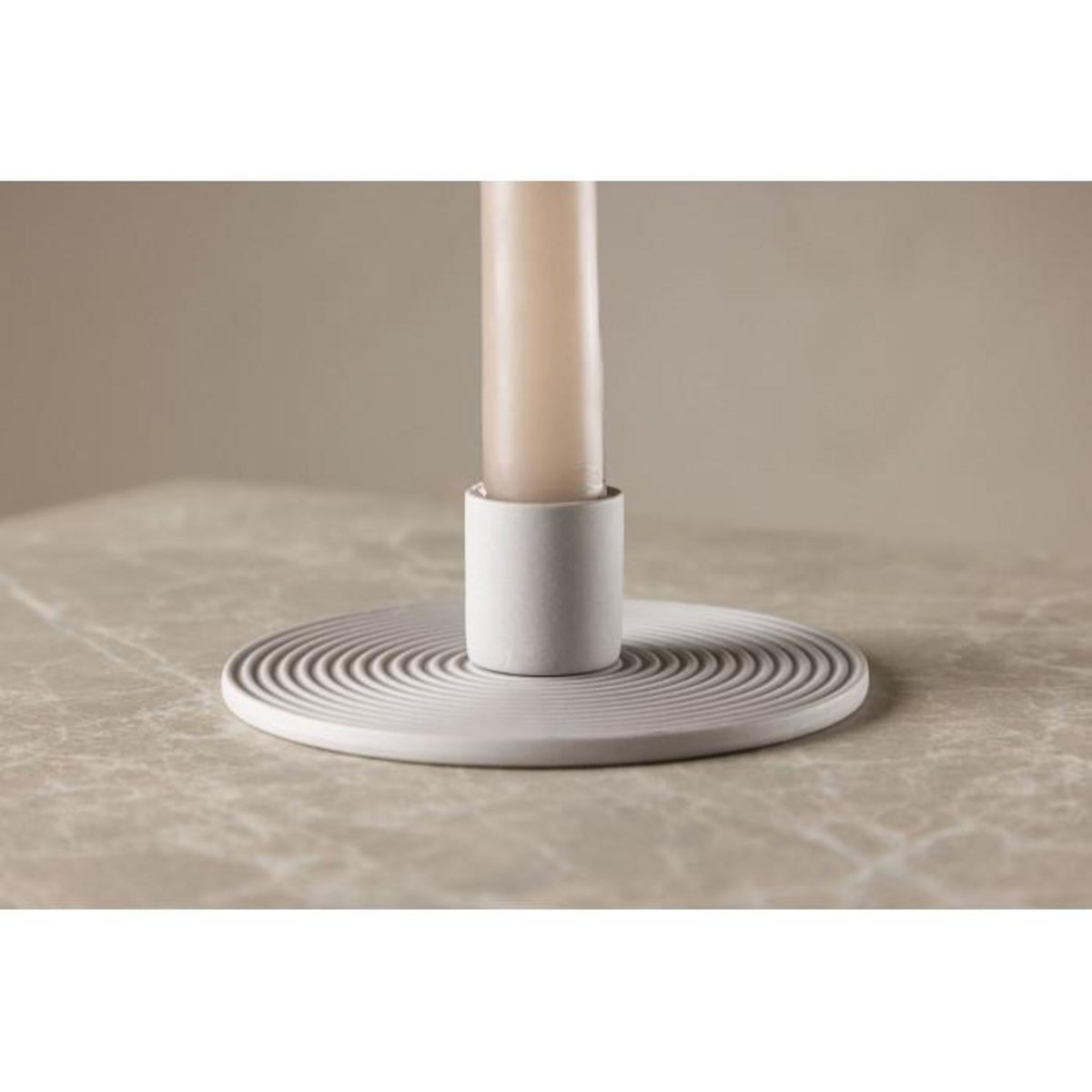 Paris Prix Bougeoir Design en Argile  Dian  12cm Gris